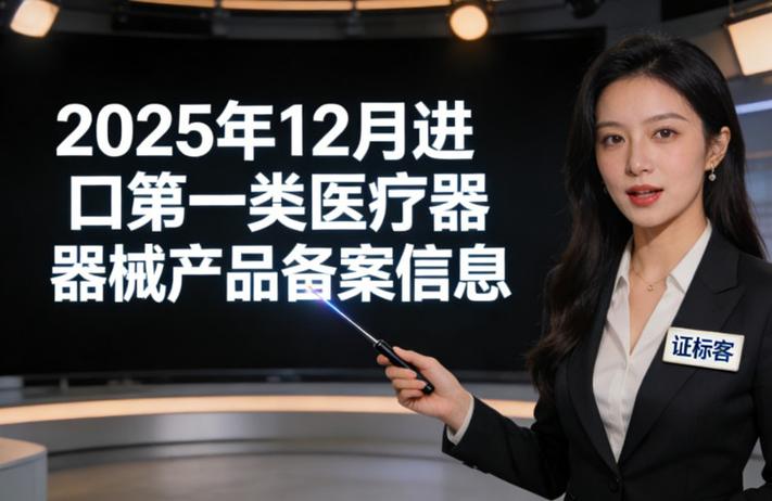 2025年12月进口第一类医疗器械产品备案信息